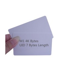 rfid복사기 rfid태그 NFC 13.56Mhz MF S70 4K UID 0 블록 7 바이트 재기록 변경 가능 RFID 카드 IC 쓰기 어 매직 복사 복제 복사기 ACR122U, [01] 1Pcs