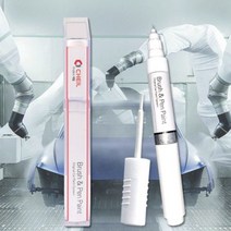 자동차페인트 카이런 LAK 붓펜 스페이스블랙 자동차 도색, 마감용 투명붓펜, 선택:마감용 투명붓펜