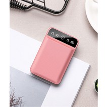 캠핑용배터리 파워뱅크추천 캠핑파워뱅크 10000mAh 보조베터리 아이폰 11 프로 Xiaomi Redmi 외부 배터리, 02 Pink