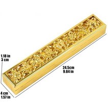인센스 스틱 incense stick gilt burner alloy 실내 명상 스머지, f