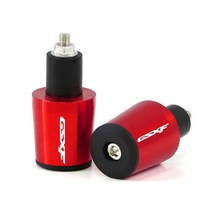 오토바이 핸들 바 그립 플러그 엔드 캡 8 색 스즈키 GSX 650F F GSX650F 액세서리, 06 Red