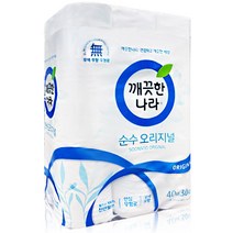 깨끗한나라 순수 오리지널 40m, 30롤, 1팩