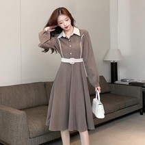 봄가을 롱원피스 블라우스 원피스 하객룩 여성 봄 간절기 하객 루즈핏 휴양지 여름 공효진 쉬폰 빅사이즈 가을 긴팔 휴가 결혼식