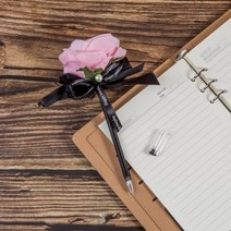 장미 플라워 볼펜 핑크, 상세 참조