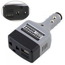 시거잭 인버터 차량용 휴대용 12V 자동차 전원 변환기 DC 12V/24V AC 220V USB 충전기 어댑터 200W