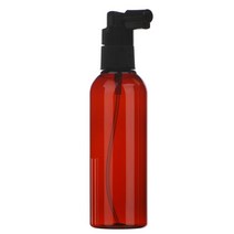 허브스프레이 헤어 스프레이용기 검정 흰색캡 20~500ml, 100ml, 갈색용기 검정캡, 1개