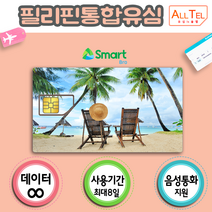 필리핀유심 세부 보라카이 마닐라 인천 김해 대구 공항유심 유학 어학연수 자유여행 장기출장, 30일_24GB(5G지원), 1개