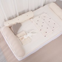 신생아 아기 침대 패드 침대맞춤 패드 (이케아 보니유아 쁘띠라뺑 벨라등), 슈퍼싱글, 인견, 고정끈_SPAD-CL2