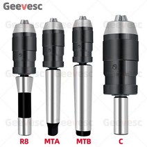 선반척 드릴척 연동척 단동척 도압척 스크롤척auto b10 b12 b16 b18 b22 tapper morse thread shank drill chuck arbor 선반 2, mta4-b16(1-16mm), 2개 세트