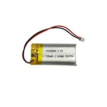 YJ 리튬폴리머배터리 KC인증 충전지 3.7V YJ102040 720mAh, 1개
