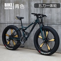 팻바이크 펫바이크 산악 광폭타이어 풀샥 로드용 자전거 산악용 하드테일 MTB, 26인치 + 24단cm, J
