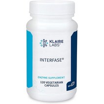 미국직구 Kraire Labs Interfase GI &플로라 밸런스를 효소 블렌드 유제품 프리 (채식용 캡슐 120개), 수량, 상세참조