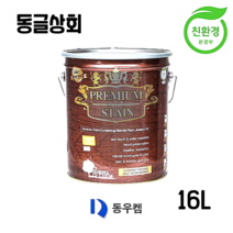 동우켐 오일스테인 16L [방부목페인트 데크보수재] : 동우캠 나무니스칠 페인트1말 베란다페인트 원목니스칠 원목바니쉬 셀프페인트 친환경페인트 목재바니쉬, 밤나무