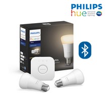 필립스 HUE 패키지 초특가할인 LED조명 스마트조명, 09.HUE4.0세트 화이트 램프2+브릿지1+스위치1