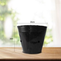 JINGHENG 화분 소프트 포트 화훼 분재 재배용 농장 묘목 자루 봉지 모종 육묘 육종, 16x16 100개