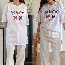 아이우먼 위쉬몰 YU 나비디지털나염반팔티 N143H208 빅사이즈