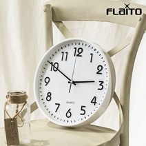 플라이토 입체 원형 인테리어 벽시계 30cm, 입체 벽시계 블랙골드
