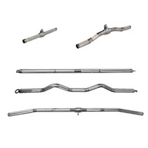 직선바 회전형 핸들 손잡이 랫풀다운 크로스 케이블그립 싱글로프, 중공 양면 곡선 바