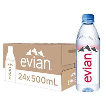 에비앙 알프스 프랑스 천연 광천수 500ml x 24개