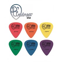 디안드레아 델린 피크 [두께선택] DAndrea Delrex Delrin Picks 디안드레아피크, 레드.50mm (2개씩)-할인적용