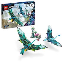 레고 Avatar Jake & Neytiri’s First Banshee Flight 75572 Building Toy 세트 with 2 미니figures for Kids 보이s