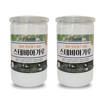 스테비아분말 가루 스테비오시드 미국산 500g 2통, 2개, 단품