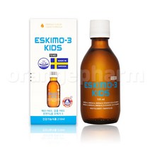 에스키모-3 키즈 오메가-3 오렌지맛, 1개, 210ml