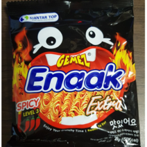 에낙 게메즈 라면과자 스파이시 레벨3, 28g, 5개