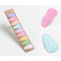 파스텔 글리터 똑딱핀/인기짱/예뻐요/유행중
