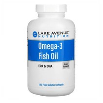 레이크 애비뉴 오메가 3 피쉬 오일 1250mg 120정, 1개, 기본, 120개