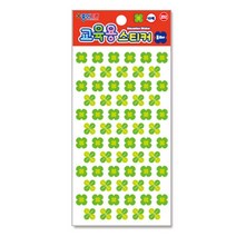 종이나라 스티커 교육용 꾸미기 다꾸, 232_교육용스티커(클로버)