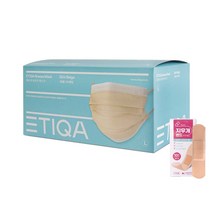 에티카 브리즈 마스크 대형 스킨 베이지 30매입 x 1개 + 지우개밴드 10매입 x 1개, 1세트