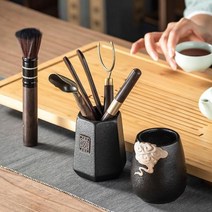 [모숭상]보이차 도구 다침 칼 도구 다도 세트 차칼 용품 차침, 천복다도육군자