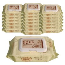 맑은미소 물티슈 캡형 80X20팩