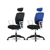 한성 DSP 와이파이메쉬의자 대 화이트 요추 (좌판-패브릭) 기능성 사무용의자, H2102D (레드)