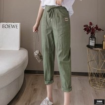 가바바 여성 바지 시선강탈 포켓 밴딩 린넨 바지 G49149