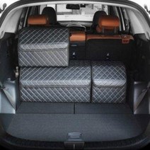 투싼NX4트렁크정리함 사이즈별 자동차정리용 수납함, 블랙