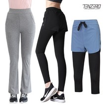 텐제로 홈트 최강자 쫀쫀한 여성 반바지레깅스 트레이닝바지