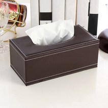 PU 가죽 티슈 박스 종이 홀더 직사각형 페이퍼 냅킨 홈 키친 조직 소모품 수분 방지, [19] F L