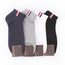 양말에반하다 남성용 미니삼선 발목양말