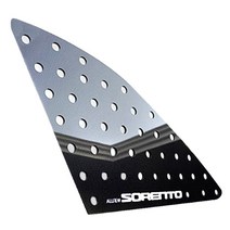 카이만 카본스타일 C필러 스포츠플레이트 화이트, 올뉴 쏘렌토