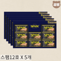 CJ 스팸 클래식 200g 선물세트 스팸12호 X 5개입 (1박스), CJ 선물세트 스팸12호 X 5개 1박스