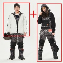 원피스보드복 키즈올인원스키복 올인원스키복 벡터 남성 여성 스키 복 스키 재킷 + 스키 바지 턱받이 바지 겨울 따뜻한 방풍 방수 야외 스포츠 스노우 보드 스키 세트