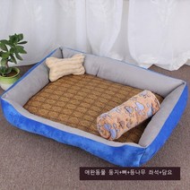 강아지 매트 특대형 쿠션방석 대형견, L + (80*60*15)