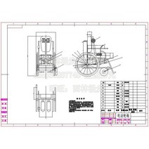 스쿠터 전동차 계단용 휠체어 노인 CAD 도면 및 지침이 포함된 장애인 전동 디자인