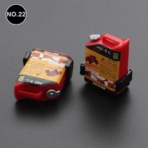 엔진 크레인 RC 자동차 장식용 차고 시리즈 장난감 제리 캔 버킷 배송 케이스 사다리 금속 삽 도구 TRX4 SCX10 WPL ZW 1/10 스케일, 22 N0.22