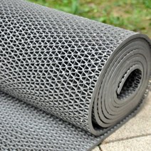 매직크린 맘보 롤매트C형/그레이 쿠션롤매트 현관 단면매트 골프장매트 코일매트 욕실매트 베란다매트