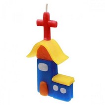 교회 양초세트 6개묶음 점토 양초 만들기교재 클레이 어린이만들기재료 만들기수업 유치원만들기 초만들기