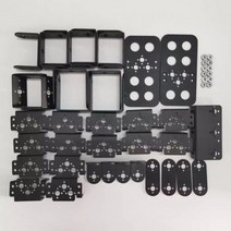 키덜트 로봇 조립 휴머노이드 댄스 금속 빌딩 블록 이족 보행 교육 DIY 키트 15 DOF, robot no servos