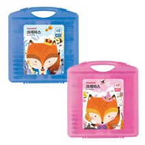 [TR▽5] 미술놀이크레용 크레파스 유아미술용품 크레파스48색 입학선물 엄마표놀이, ▩▷_ 모나미 모니주 크레파스 48+2 -금 은포함, ▩▷_ 여아